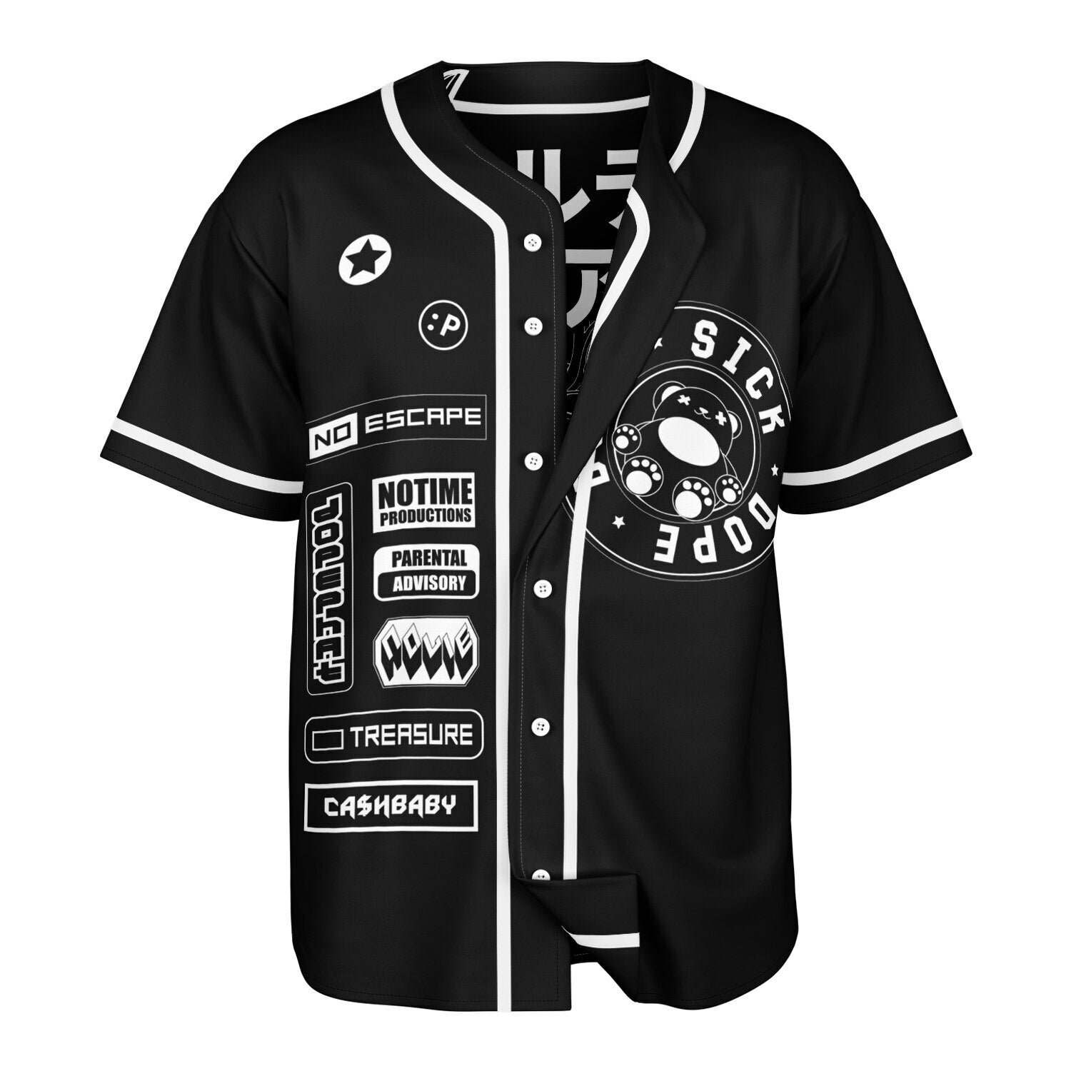 Reversible Baseball Jersey - King and Queen of Death