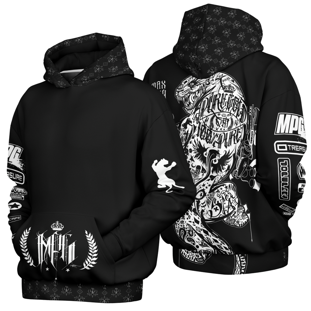 Enter the Tiger Oversized Hoodie - Max PAIN Griffin GOLD DYAD