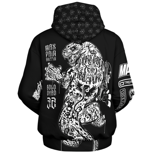 Enter the Tiger Oversized Hoodie - Max PAIN Griffin GOLD DYAD