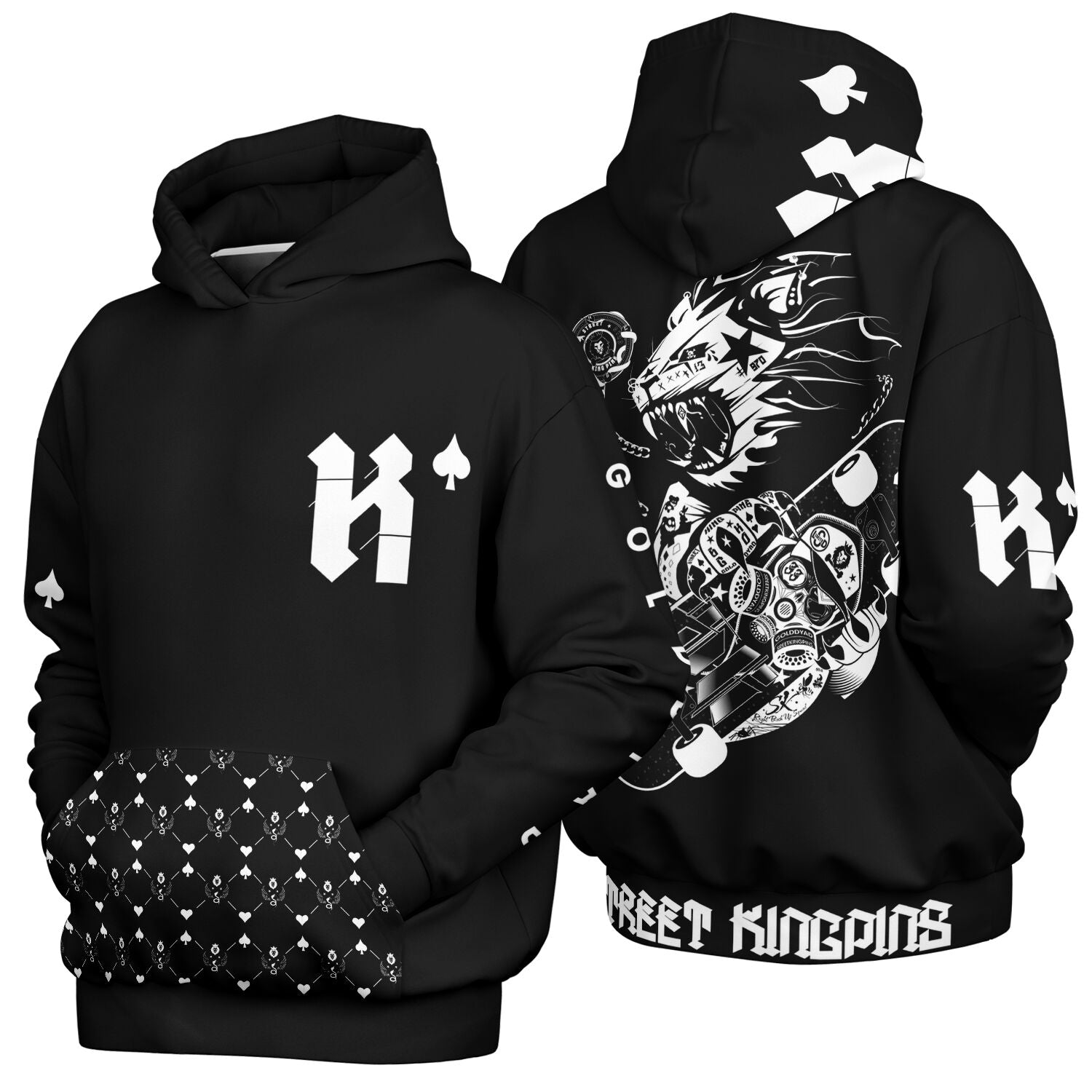 Street Kingpins X Gold Dyad - Own the Streets - Oversized Hoodie