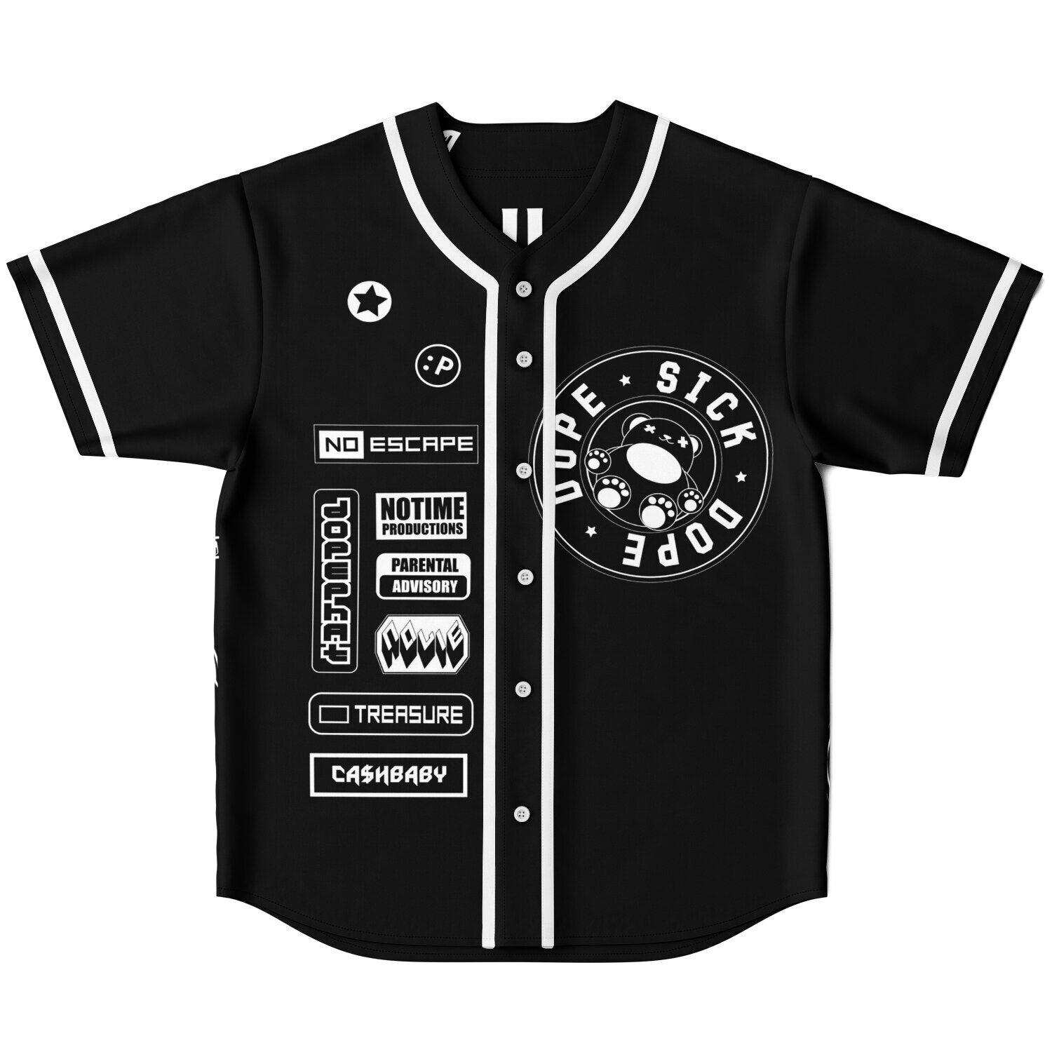 Reversible Baseball Jersey - King and Queen of Death