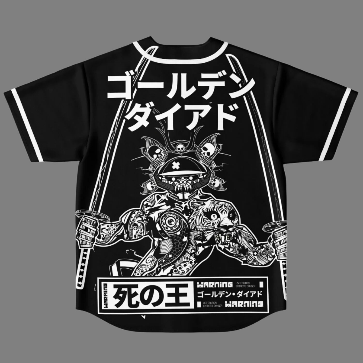 Reversible Baseball Jersey - King and Queen of Death