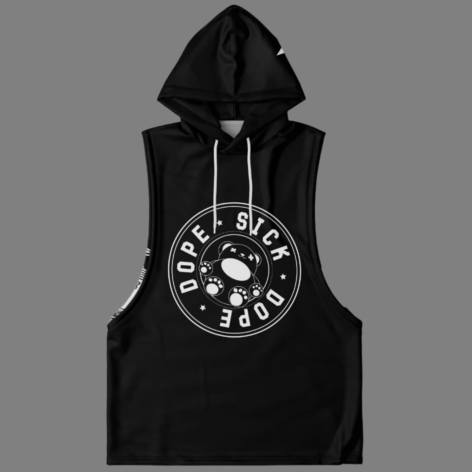 Fashion Drop Armhole Hoodie - Queen of Death