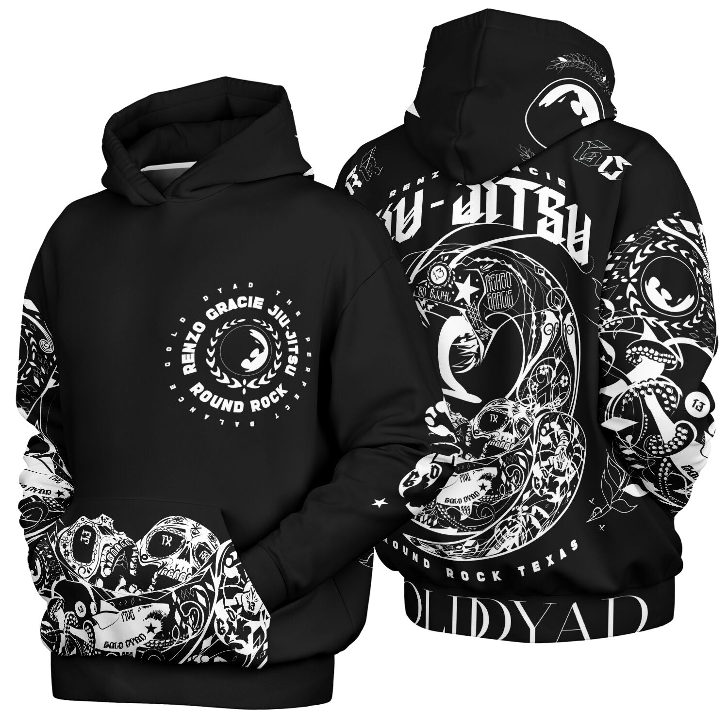 Grip of the VIPER HOODIE X GOLD DYAD