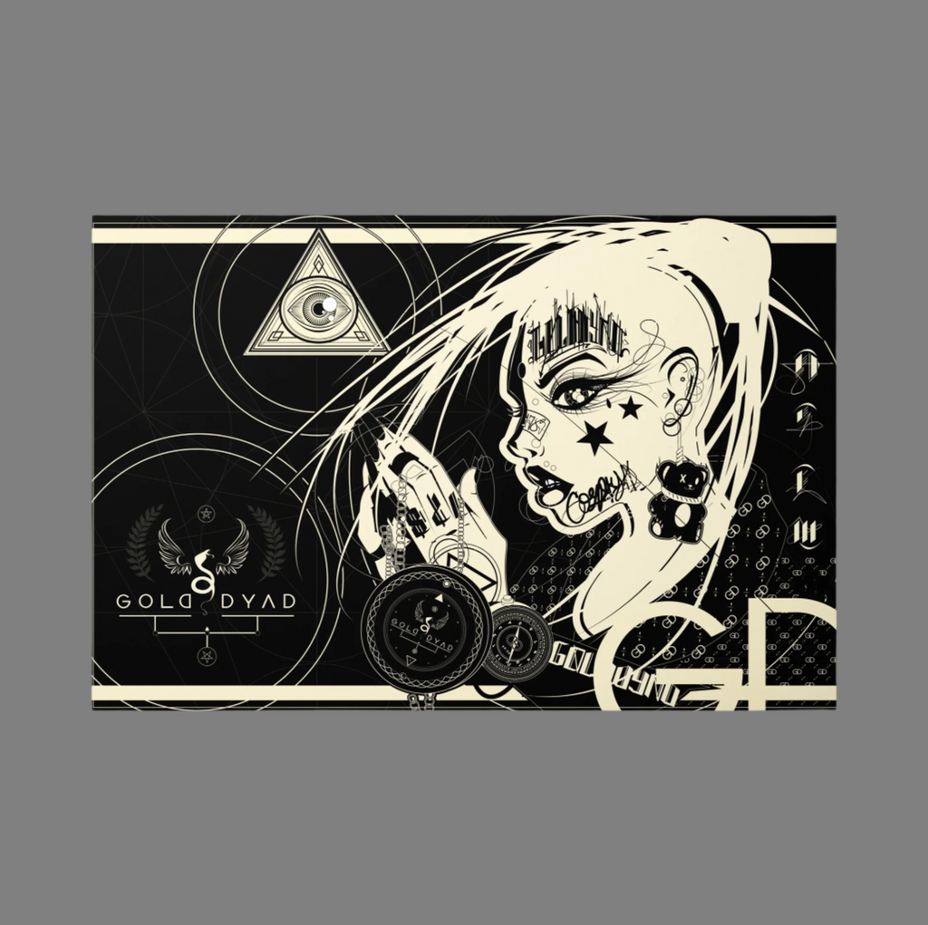 Awakening - Golden Empress - Metal Wall Art