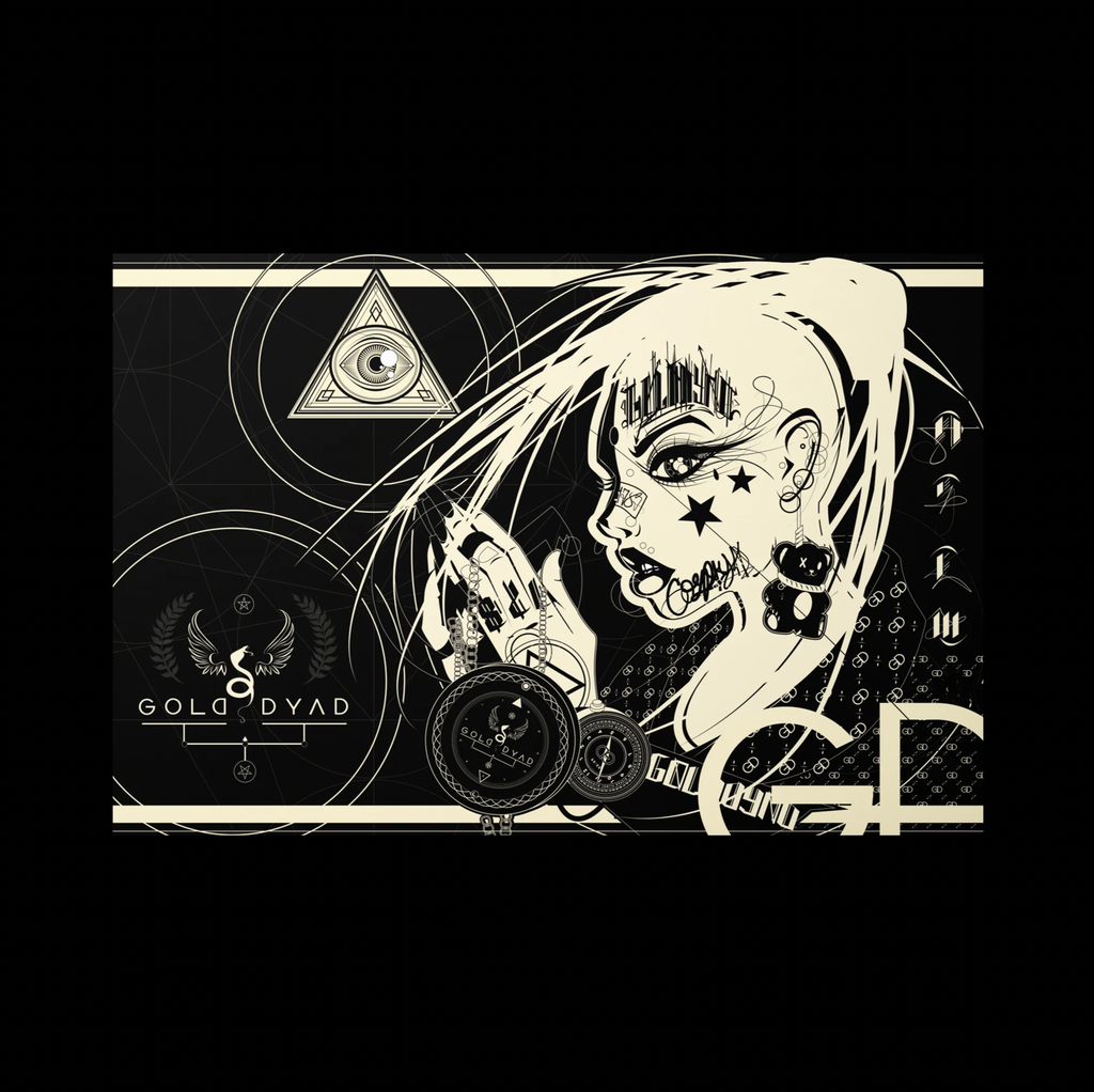 Awakening - Golden Empress - Metal Wall Art