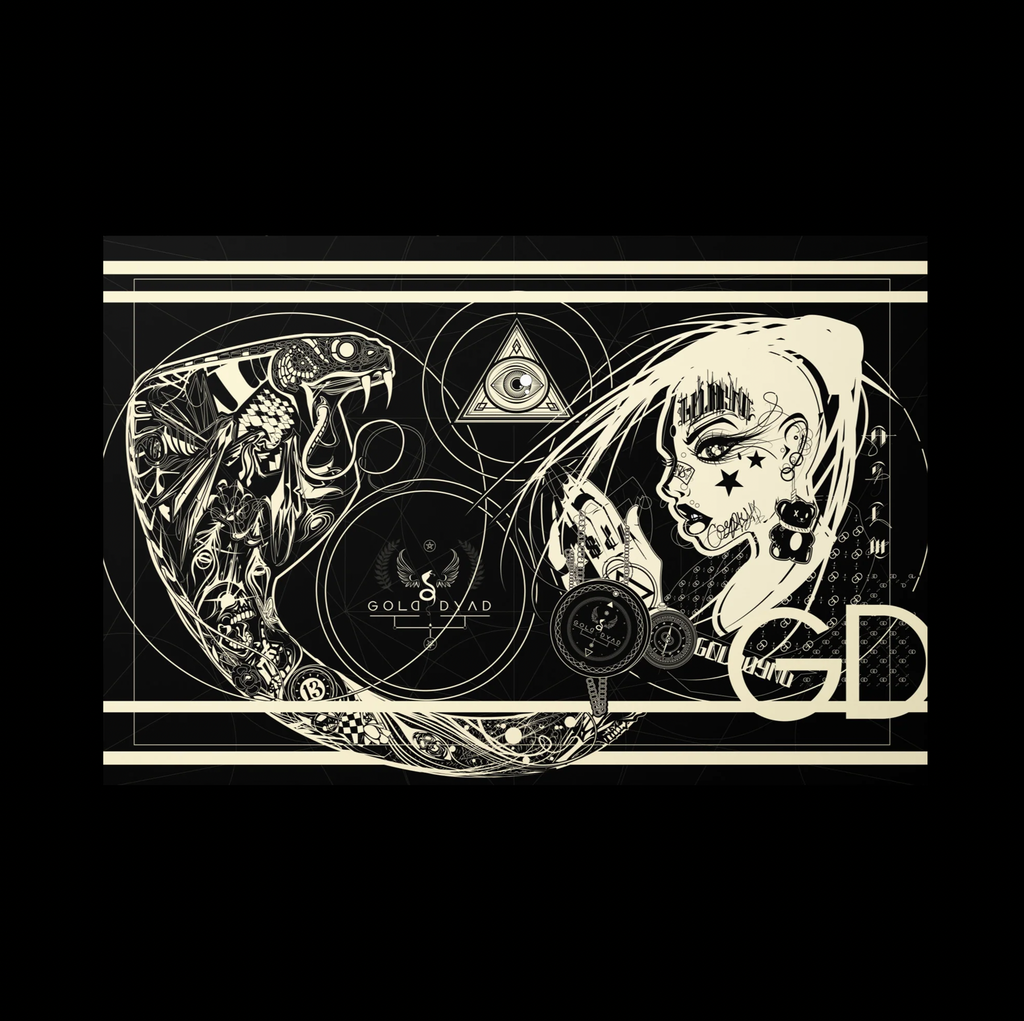 Awakening - Cobra & Empress - Metal Wall Art