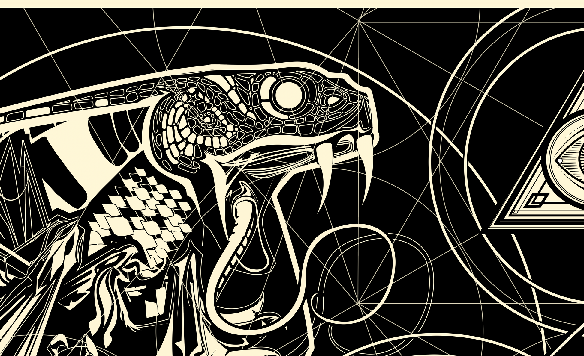 Awakening - Cobra & Empress - Metal Wall Art
