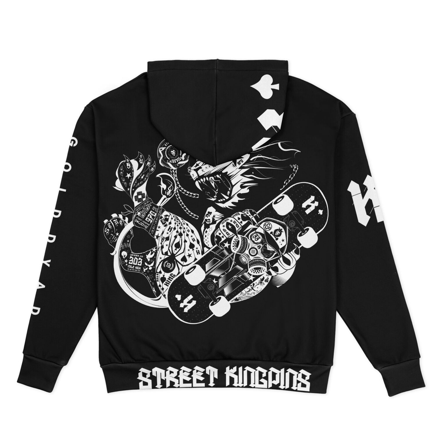 Street Kingpins X Gold Dyad - Own the Streets - Oversized Hoodie