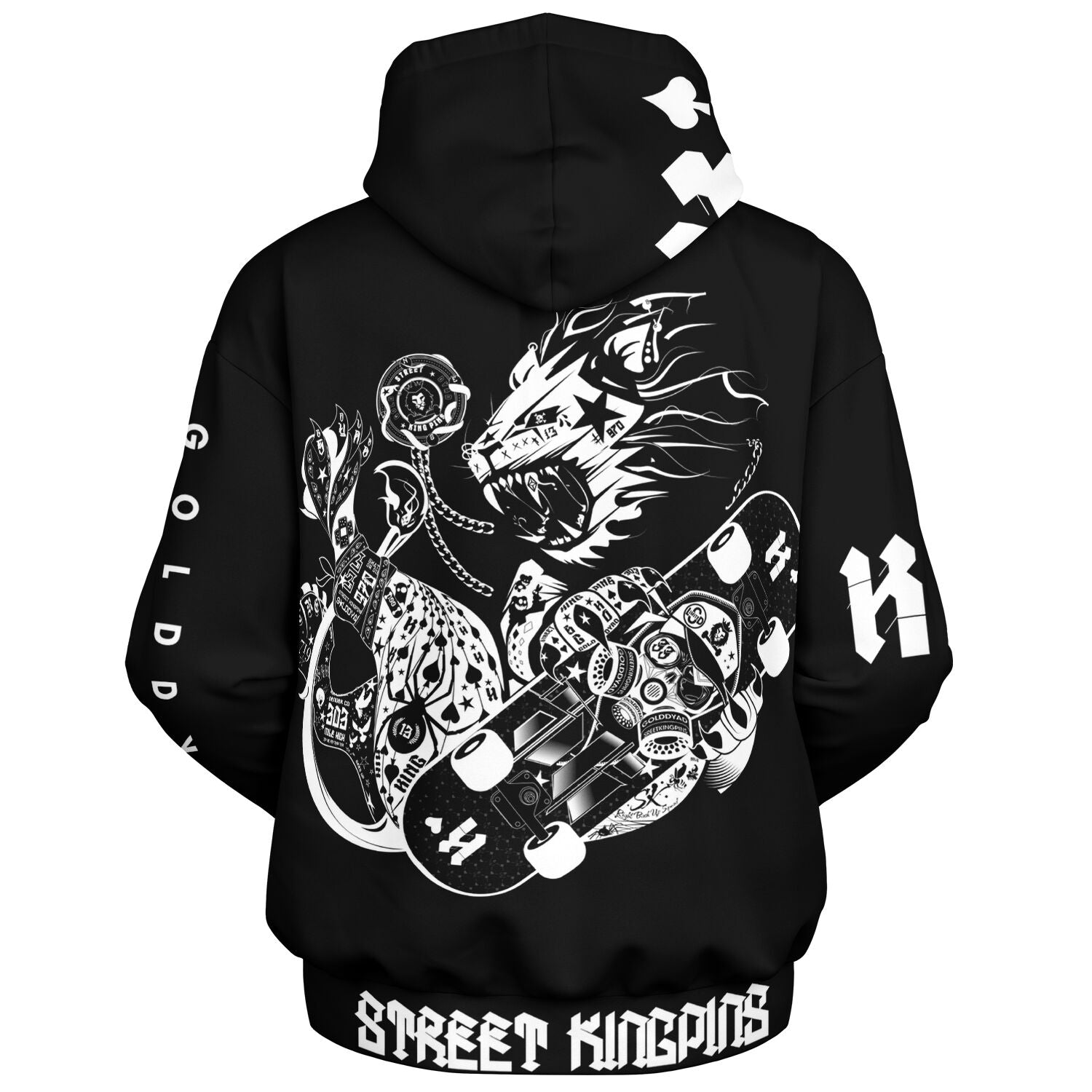 Street Kingpins X Gold Dyad - Own the Streets - Oversized Hoodie