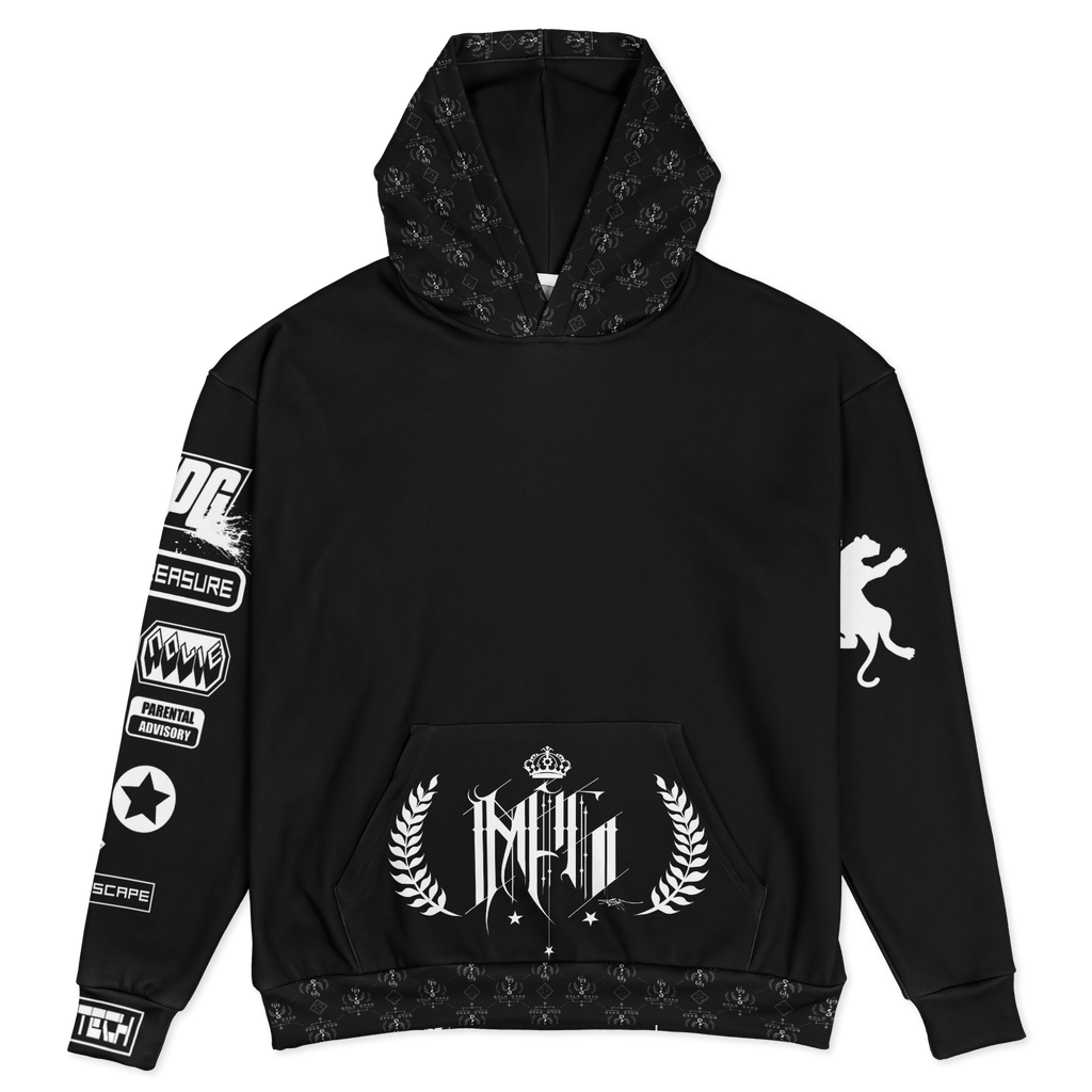 Enter the Tiger Oversized Hoodie - Max PAIN Griffin GOLD DYAD