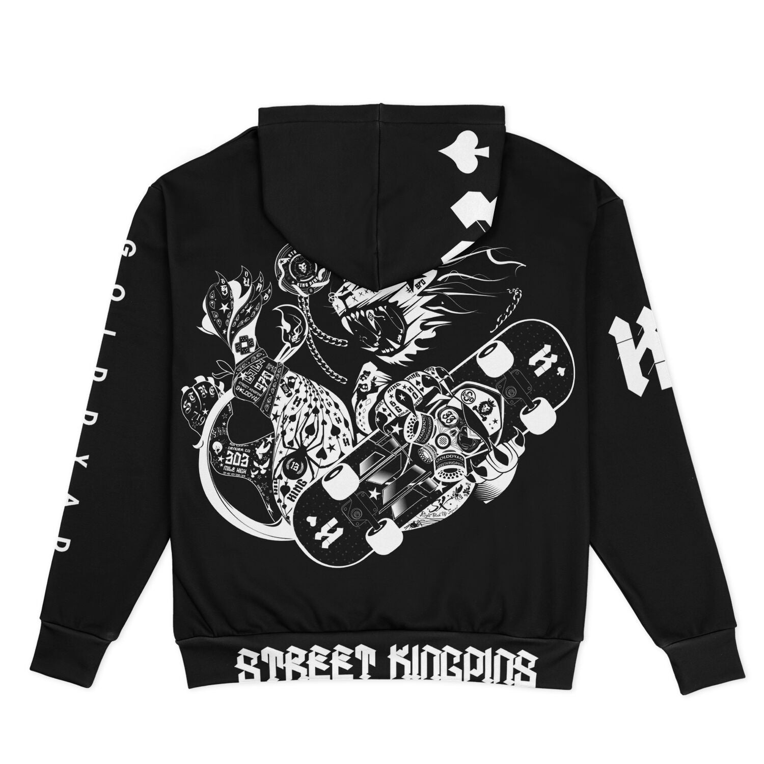 Street Kingpins X Gold Dyad - Own the Streets - Oversized Hoodie
